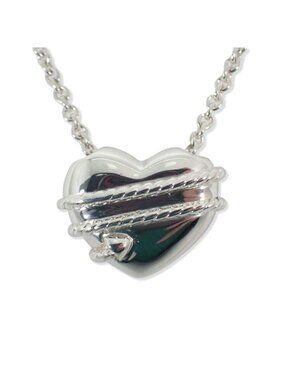 Tiffany & Co 925 Heart Arrow Pendant Necklace